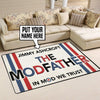 Personalized Modfather in Mod We Trust Rug 05556