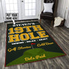 Personalized 19th Hole Golf Bar Man Cave Rug 06286