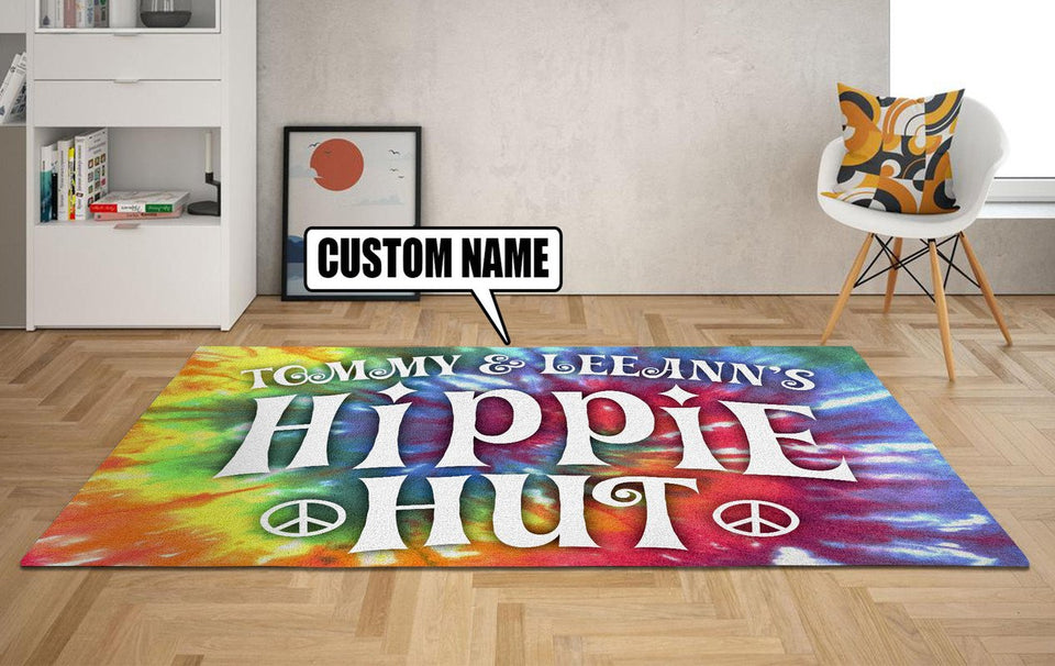 Personalized Hippie Rug 07085