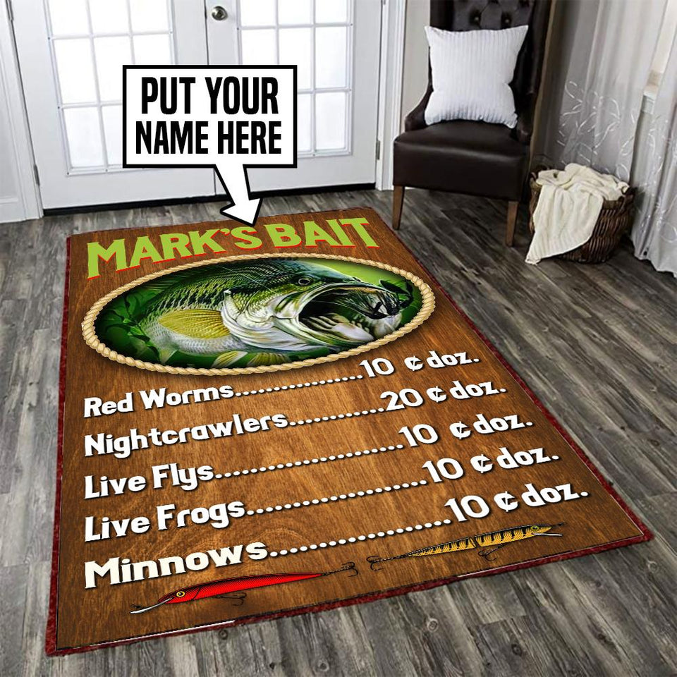Personalized Bait Price Rug 05459