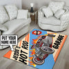 Personalized Hot Rod Garage Rug 05372