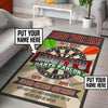 Personalized Darts Parlor Rug 06087