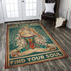 Yoga Girl Namaste Lose Your Mind Find Your Soul Rug 06505