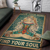Yoga Girl Namaste Lose Your Mind Find Your Soul Rug 06505