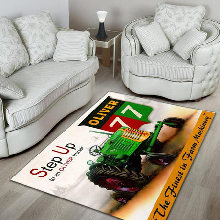 Oliver 77 Tractor Farm Rug 05301