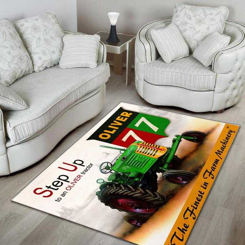 Oliver 77 Tractor Farm Rug 05301