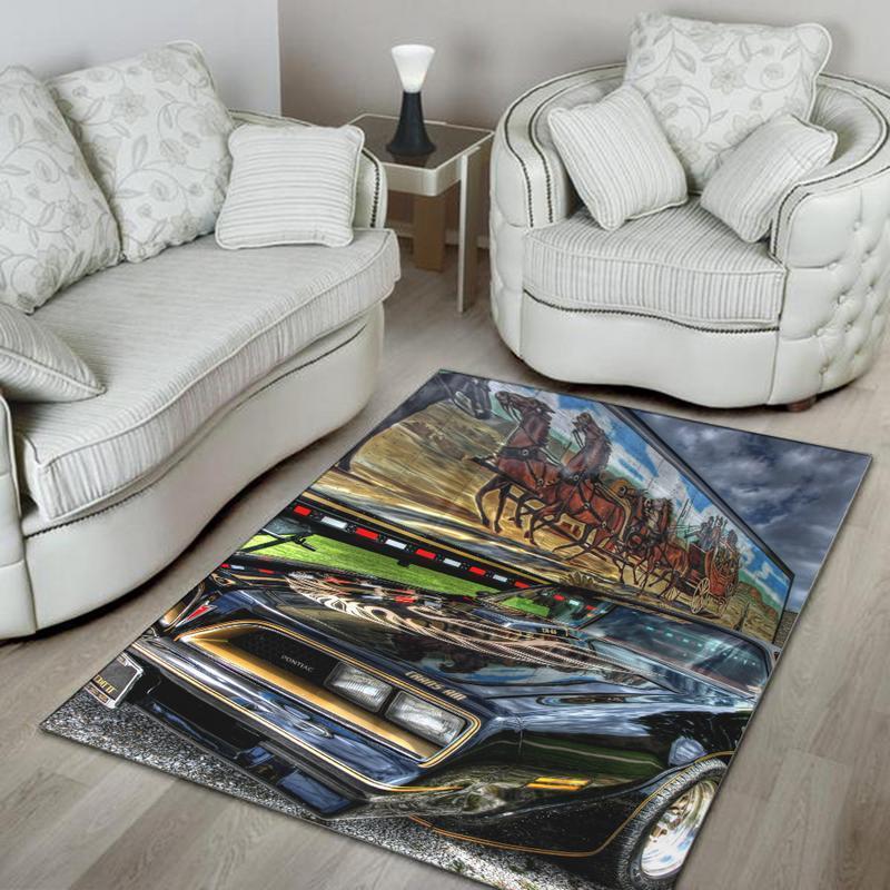 Snb Rug Smokey and the Bandit Trans Am Firebird Pontiac Kenworth