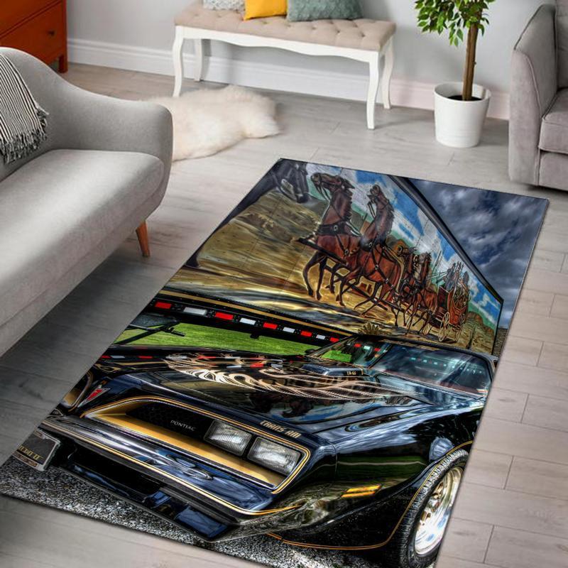 Snb Rug Smokey and the Bandit Trans Am Firebird Pontiac Kenworth