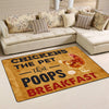 Chickens That Poop! Chickens the Pet That Poop's Breakfast Rug