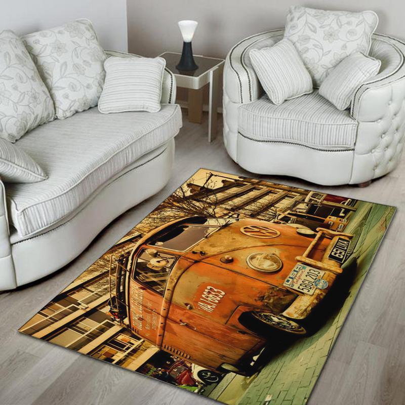 Campervan Rug Volkswagen Camper Van 02753