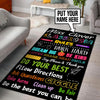 Personalized Classroom Rules Rug 05578
