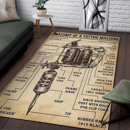 Tattoo Machine Rug 06623