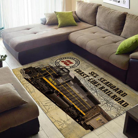 Scl Seaboard Coast Line Railroad Rug 05197