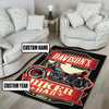 Personalized Biker Bar Rug 06858