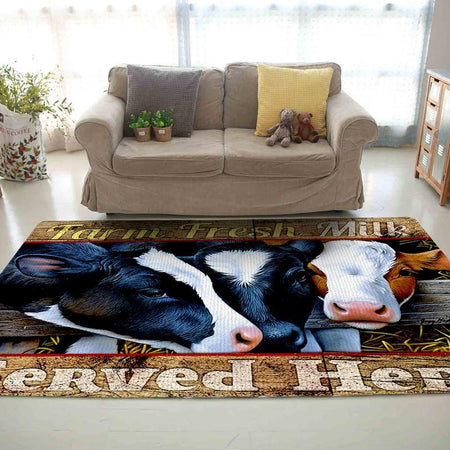 Farm Fresh Milk Served Here Rug 06165