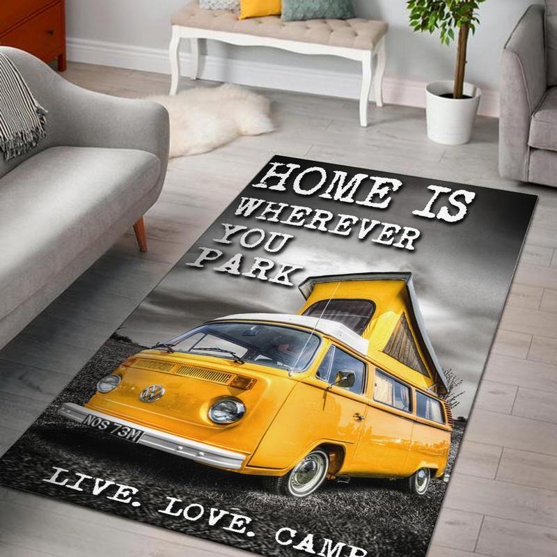 Campervan Rug Volkswagen Camper Van 03464