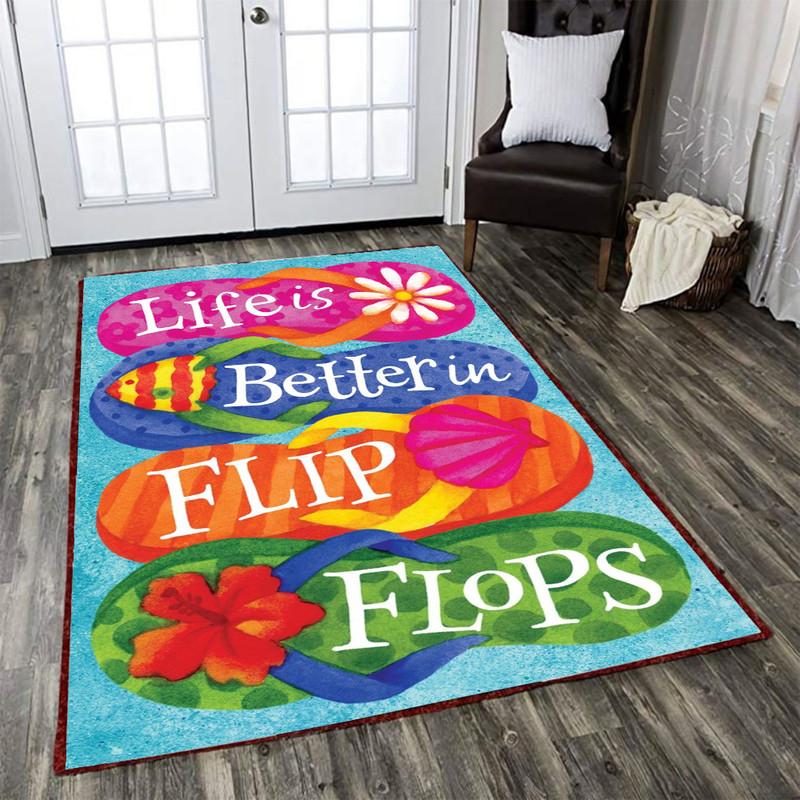 Life is Better in Flip Flop Rug 06993