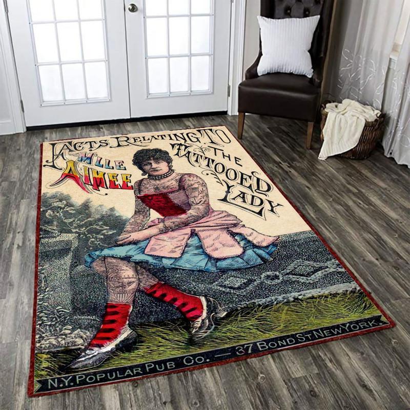 Facts Relating to the Tattoed Lady Rug 06200