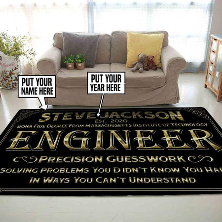 Personalized Engineer Rug 06416
