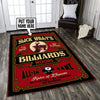 Personalized Billiards Pool Room Rug 05980