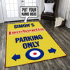 Personalized Lambretta Parking Only Rug 05538