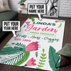 Personalized Garden Rug 05597