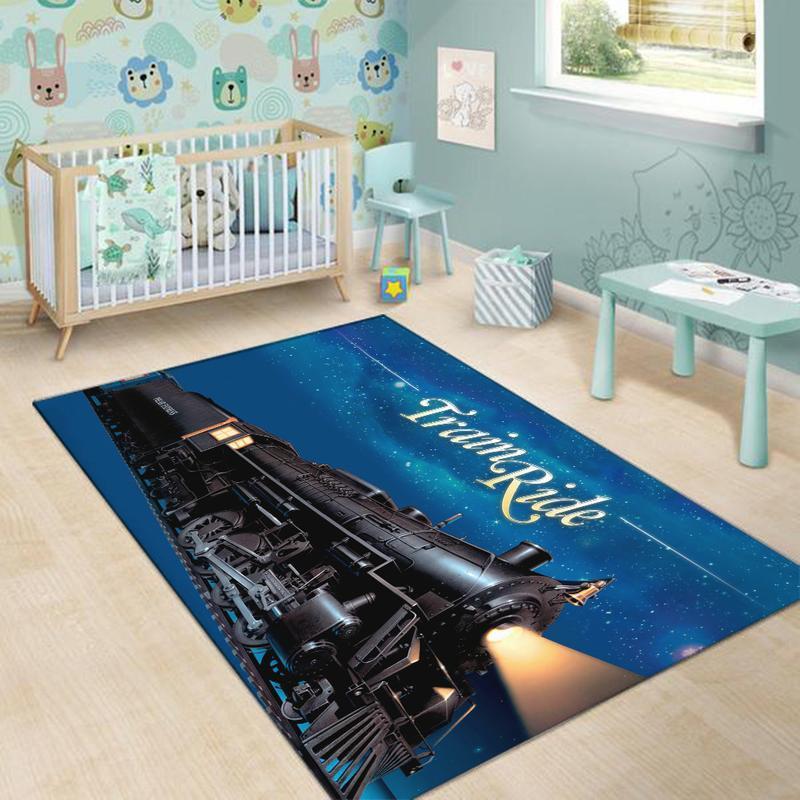 Polarexpress Rug Polar Express Train Ride 04629