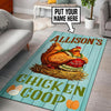 Personalized Chicken Coop Rug 05294