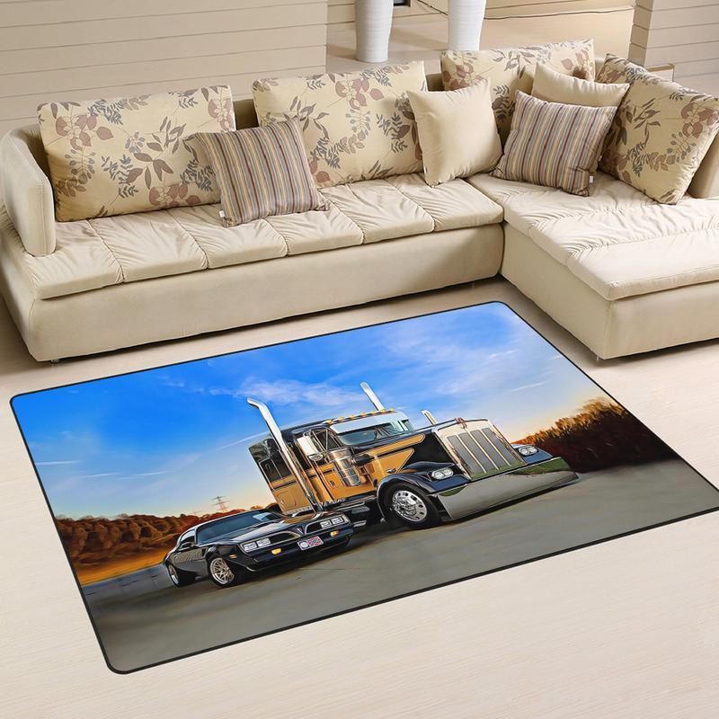 Snb Rug Smokey and the Bandit Trans Am Firebird Pontiac Kenworth