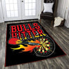 Bulls Hitter Darts Rug 06816