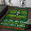 Billiard Pool Room Rug 06053
