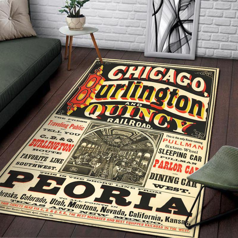 Burlington Rug Chicago Burlington and Quincy Railroad 05051