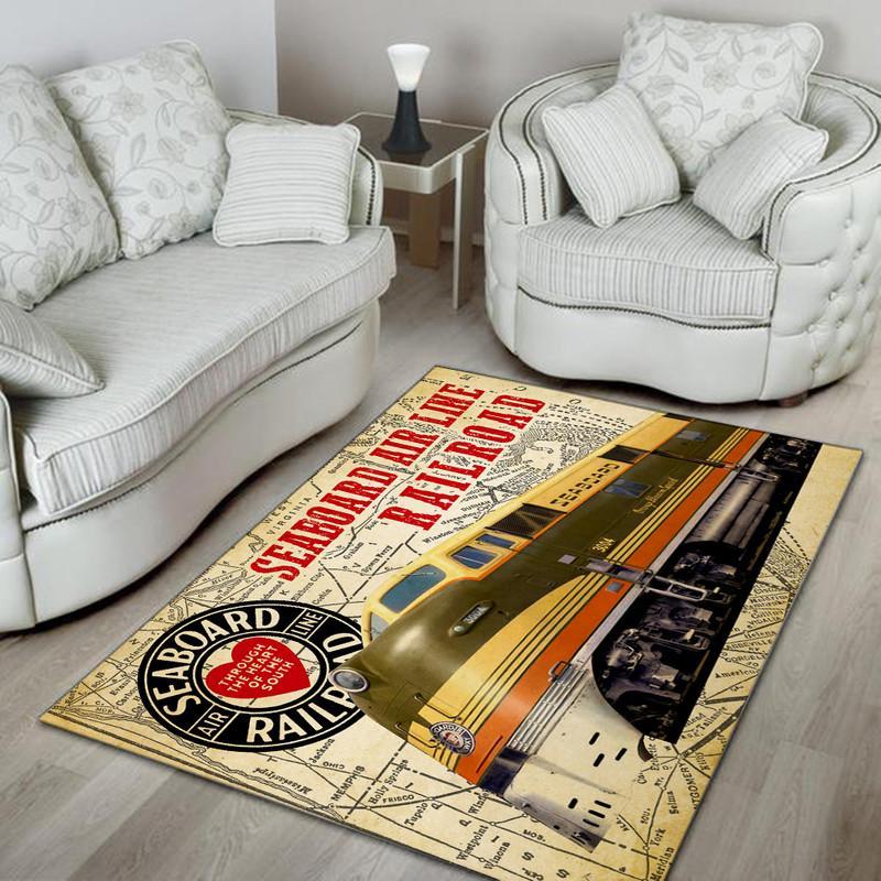 Sal Seaboard Air Line Railroad Rug 05262