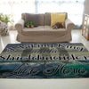 Viking King and Sheild Maiden Live Here Rug 05735
