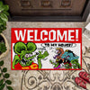 Welcome to My House Door Mat Inside Rug Floor Outdoor Mats
