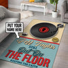 Personalized Vinyl Record Rug 05583