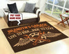 Personalized Garage Live to Ride Ride to Live Rug 06611