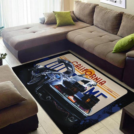 Btf Rug Back to the Future Marty Mcfly Delorean Dmc Bttf 02409