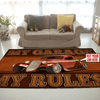 Personalized My Garage My Rules Rug 06001