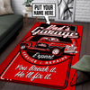 Personalized Dad's Garage Rug 05944