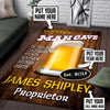 Personalized Beer Man Cave Rug 05923