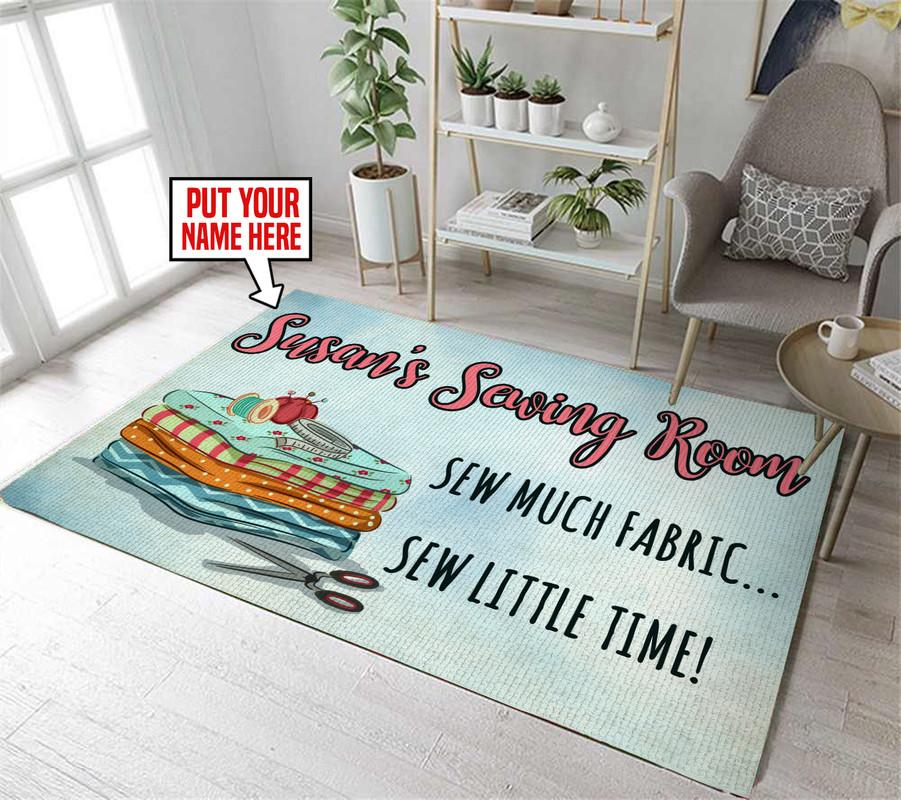 Personalized Sewing Room Rug 06026