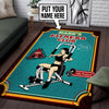Personalized Fitness Club Rug 06715