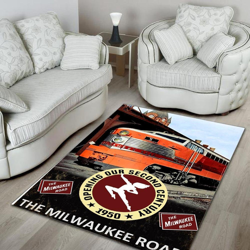 Milwaukee Railroad Rug 05156