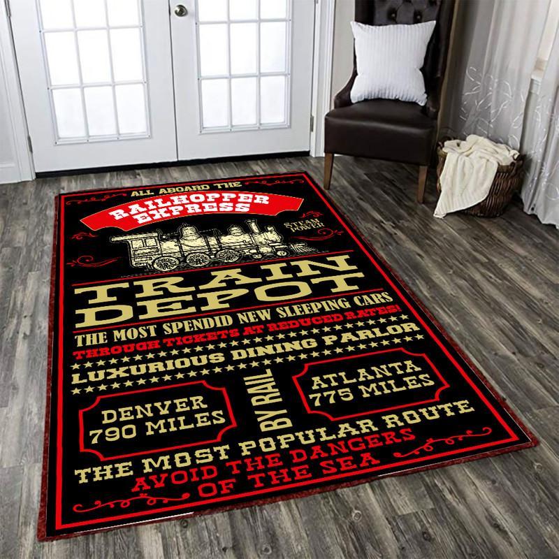 Train Depot Rug 06040