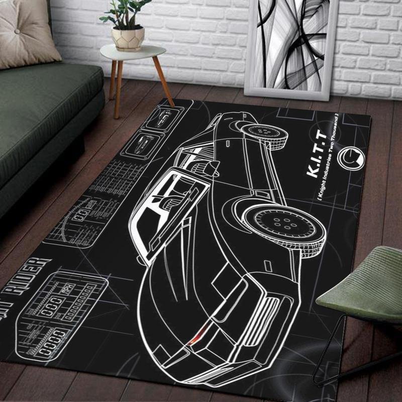 Krider Rug Knight Rider Kitt Trans Am 02950