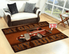 Personalized My Garage My Rules Rug 06001