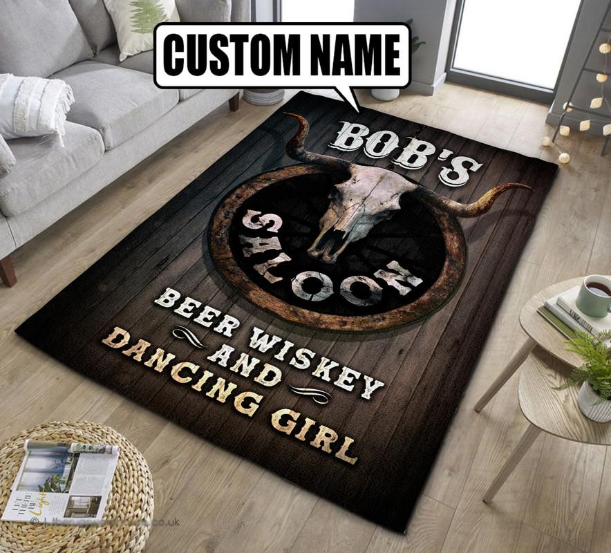 Personalized Saloon Rug 06975