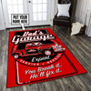 Personalized Dad's Garage Rug 05944
