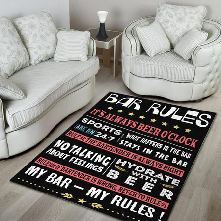 Bar Rules Rug 06711
